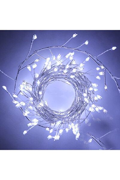 Choice سلسلة إضاءة بيضاء مقاومة للماء بطول 36 مترًا (100 مصباح LED) لتزيين ال...