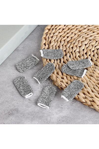 Choice 5 قطع رمادية، 5-20 قطعة، أغطية أصابع، واقيات إبهام، مضادة للقطع، أكمام أصابع مرنة مقاومة