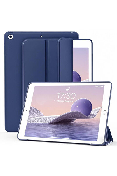 Choice غطاء ذكي مغناطيسي قابل للطي باللون الكحلي لأجهزة iPad 10.2 من الجيل ال...