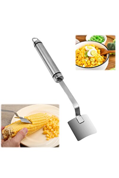 Choice مقشرة ذرة فضية من الفولاذ المقاوم للصدأ، مقشرة ذرة مسننة، مقشرة ذرة، م...