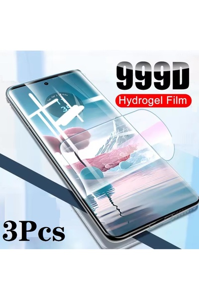 Choice فيلم هيدروجيل 3 قطع لهاتف موتو إيدج 60، فيلم جل عالي الدقة 3 قطع لهاتف...