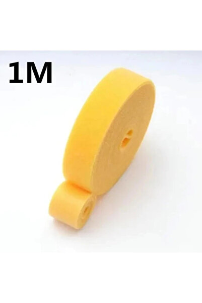 Choice منظم كابلات أصفر بطول 1 متر/5 متر، منظم كابلات بيانات، رباط كابلات قاب...