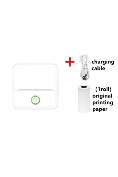 Choice4 طابعة X6 صغيرة الحجم، طابعة ملصقات، طابعة جيب ذكية تعمل بتقنية البلوتوث، طابعة حرارية بدون حبر مع بكرات ورق حراري