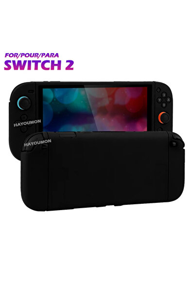 Choice جراب حماية أسود فاخر من السيليكون لجهاز نينتندو سويتش 2، مقاوم للصدمات...