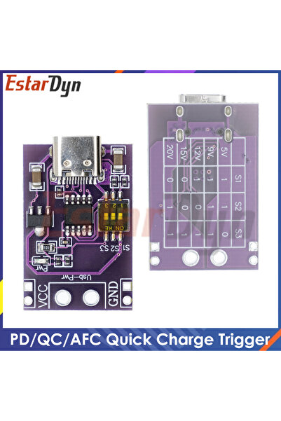 Choice Type-C QC AFC PD2.0 PD3.0 إلى DC Spoof Scam سريع الشحن الزناد كاشف الا...