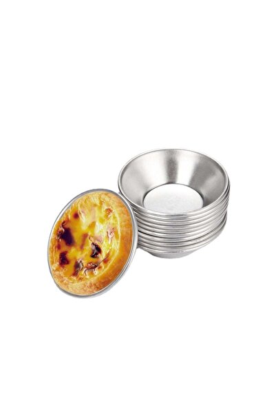 Choice مجموعة من 10 قطع من قوالب التارت البيض الدائرية المصنوعة من الألومنيوم...