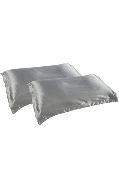 Choice 2pcs Grey 48x74cm 2 Pcs Mulberry Silk Pillow Case 100% Cotton Silk Pillowcase Real Silk Pillowcase N