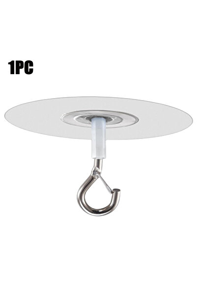 Choice خطافات سقف لاصقة شفافة - قطعة واحدة، من 1 إلى 20 قطعة، خطافات لاصقة شد...