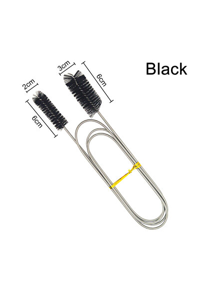 Choice5 فرشاة تنظيف حوض السمك سوداء بطول 155 سم، مناسبة لفلتر المياه ومضخة ال...