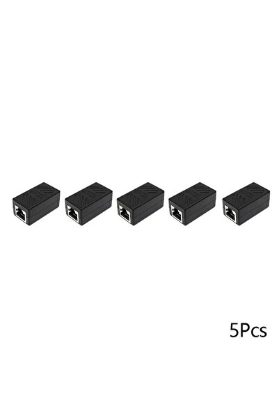 Choice 5 قطع 1/20 قطعة موصل موسع RJ45 Cat5 Cat6 موصل إيثرنت أنثى إلى أنثى أجهزة الكمبيوتر