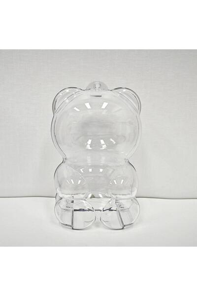 Choice علبة حماية شفافة فارغة لتنظيم قلادات الدمى القطيفة، صندوق عرض دمى قطيف...