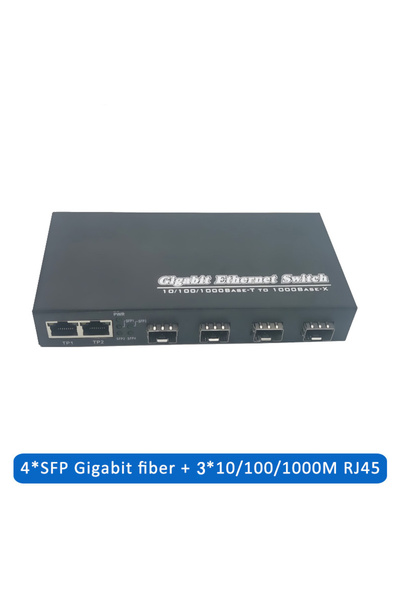 Choice4 No SFP EU power Gigabit Ethernet switch Fiber Optical Media Converter...