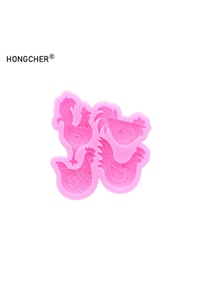 Choice1 قالب تنقيط لتزيين كعكة الشوكولاتة المصنوعة يدويًا، على شكل ديك ودجاجة...