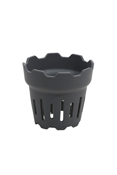 Choice رف تجفيف أكواب وزجاجات المياه المصنوع من السيليكون الرمادي القائم بذاته - تصميم تدفق الهواء