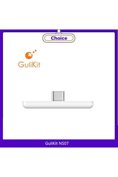 Choice White GuliKit NS07 Pro Type-C Transmitter for Nintendo Switch NS OLED ...