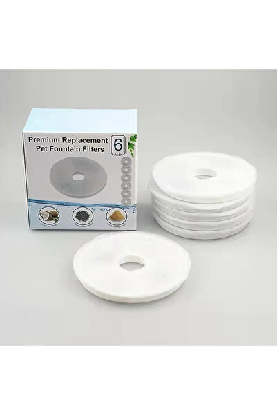 Choice 6 أو 8 قطع من فلاتر الكربون النشط لنافورة مياه كاتيت الأوتوماتيكية للح...