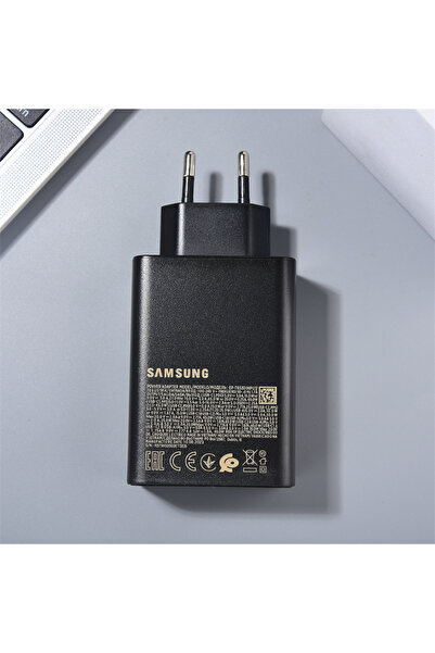 Samsung Only EU charger 65W Trio Super Fast Charger 25W PD EU Quick Charge Adapter For S25 S24 Note20 Ultr