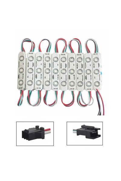 Choice وحدات إضاءة LED، 20 قطعة، WS2811، وحدات إضاءة RGB LED، تعمل بجهد 12 فو...