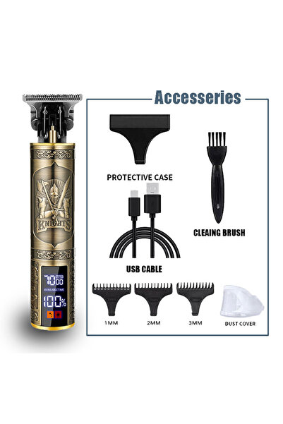 Choice 068- نايت الجديد! ماكينة تشذيب الشعر الكهربائية T9/الملحقات | ماكينة ح...