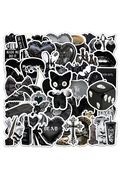 Choice 50Pcs 50Pcs Gothic Stickers Goth DIY Stickers Scrapbooking Phone Lugga...
