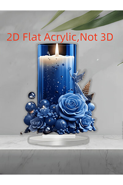 Choice ب- قطعة واحدة من زينة طاولة الشموع، هدايا للصداقة، هدايا للأصدقاء، زين...