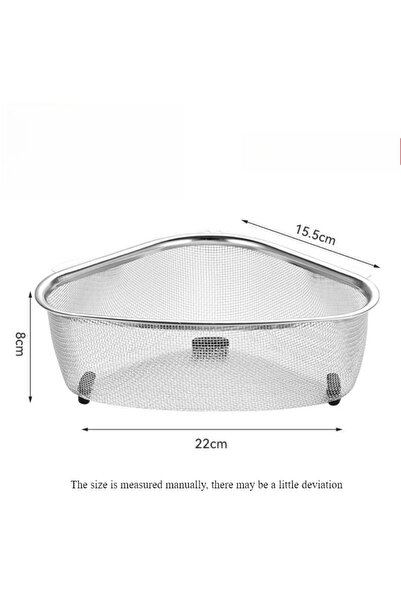 Choice سلة تصريف حوض المطبخ، مصنوعة من الفولاذ المقاوم للصدأ، لجمع بقايا الطعام، آمنة للاستخدام في غسالة الأطباق