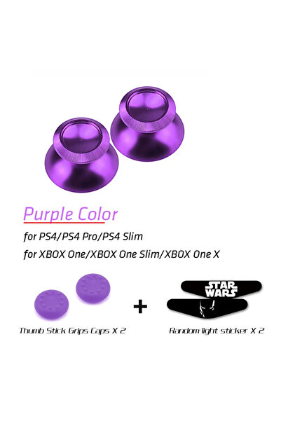 Choice أزرار عصا التحكم التناظرية المعدنية البديلة من Data Frog باللون الأرجو...