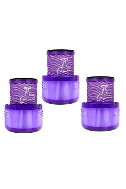 Choice 3 قطع من ملحقات فلتر HEPA القابل للغسل من دايسون، متوافقة مع أجهزة داي...