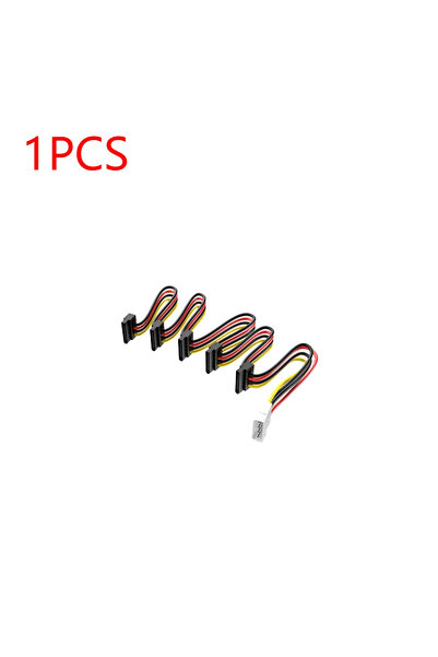 Choice كابل محول طاقة لمحركات الأقراص الصلبة SATA من 1 إلى 5 قطع، من 4 إلى 15...