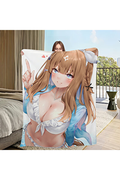 Miniso GAIT50x75CM z4 Blanket warm Derby soft plush Musume blanket for anime sofa Eye living room office be