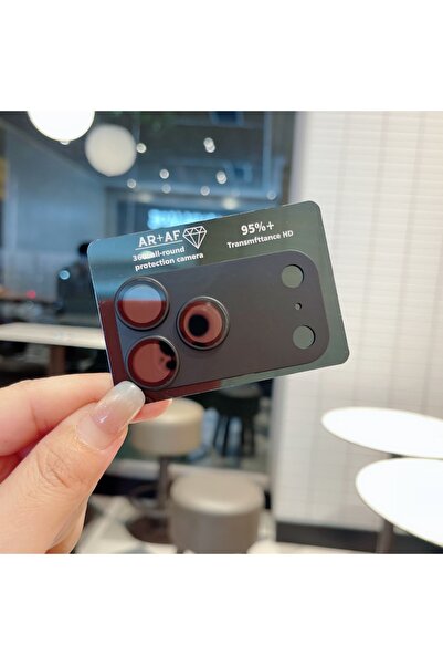 Choice عدسة كاميرا عالية الوضوح لهاتف آيفون 17 برو ماكس باللون الأسود، ملحقات...