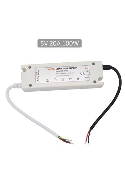 Choice محول طاقة LED بقدرة 100 واط و5 فولت و12 فولت، بقدرة 60 واط و72 واط و10...