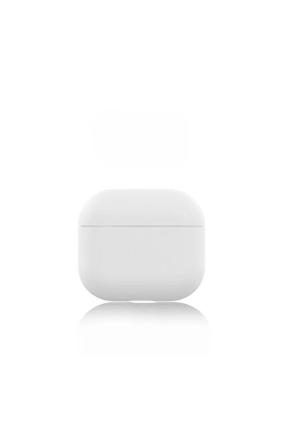 Choice جراب سماعات أذن ناعم من السيليكون السائل الأبيض لسماعات AirPods 4 (إصد...