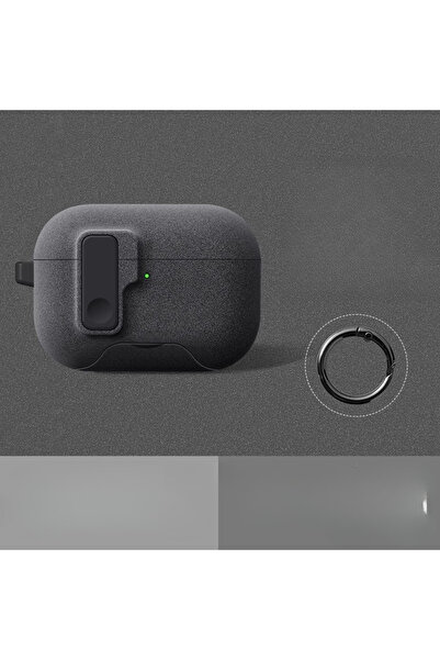 Choice جراب أسود لسماعات AirPods Pro 3 (إصدار 2025) مع قفل مغناطيسي تلقائي، و...