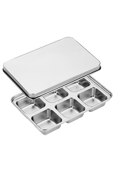 Choice قالب مكعبات ثلج سعة 1 لتر، صواني صنع، قوالب معدنية للفريزر، قالب لصنع الويسكي، علبة بغطاء فولاذي كروي، علبة حلوى