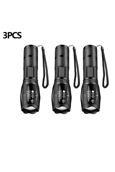 Choice 3pcs High Power handheld Led Flashlights Portable Outdoor Camping 5 Li...