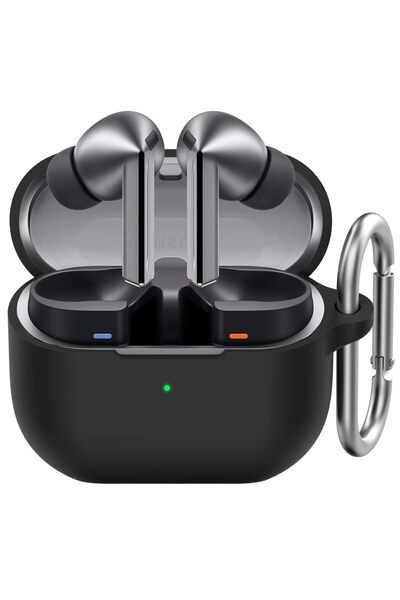 Choice جراب من ألياف الكربون الأسود لسماعات Buds 3 Pro، متوافق مع Buds 3 FE (...