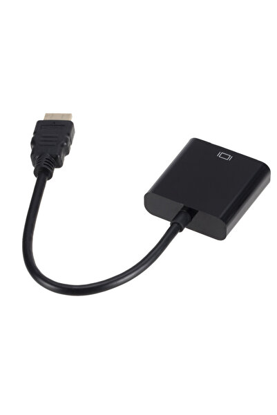 Choice محول HDMI إلى VGA عالي الدقة 1080P أسود اللون بدون كابل، كابل HDMI مع ...