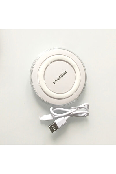 Samsung white No box 5V 2A Wireless Charger 10W QI Charge Pad For S6 S7 Edge S8 S9 S10 Plus S20 S21 FE ...