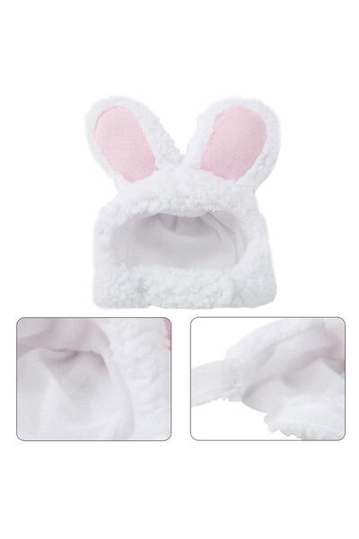 Choice one size 1 Funny Pet Dog Cat Rabbit Ears Hat Rabbit Wig Costume Winter...