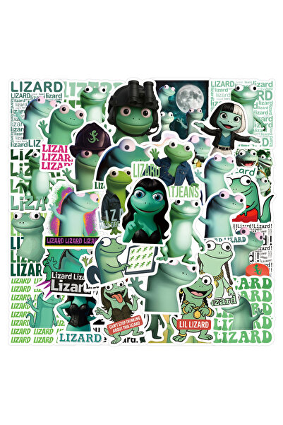 Choice 50Pcs 50PCS Funny Lizard Lizard Lizard Stickers Lizard Meme Decal for ...
