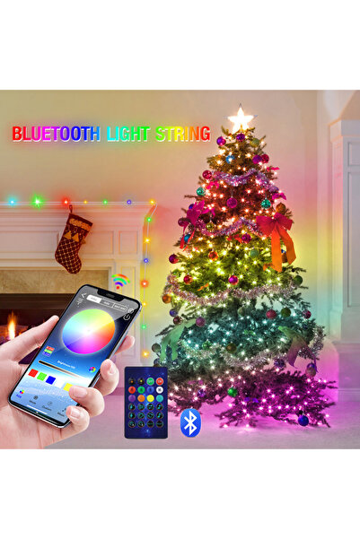 Choice شريط إضاءة LED من دريم كولور RGB IC بطول 5 أمتار و50 مصباح LED، مزود ب...