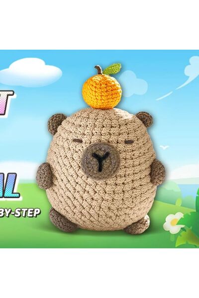 Choice YAMAXIN 1pc Capybara Crochet Needle DIY Kit for Beginners Easy Arts An...