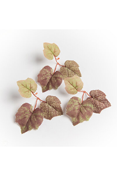 Choice ٥٠ قطعة من أوراق العنب البنية الاصطناعية الرخيصة، نباتات صناعية لتزيين...