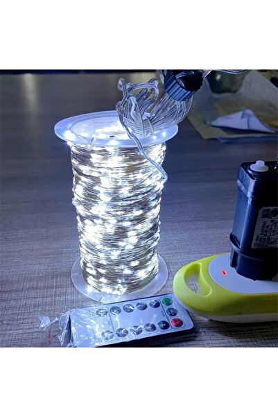 Choice سلسلة إضاءة LED بيضاء بـ 1000 مصباح LED، مزودة بقابس أوروبي، أو سلك أخ...