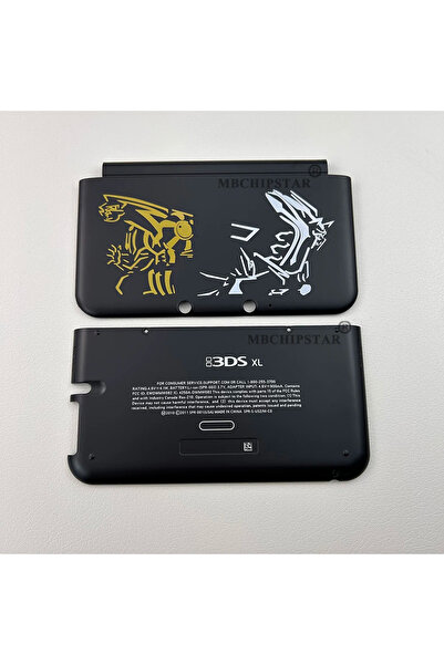 Choice غطاء حماية صلب غير لامع من بلاك مونسترز، 2 في 1، لجهاز 3DS XL، مناسب كحافظة أو غطاء لجهاز نينتندو.