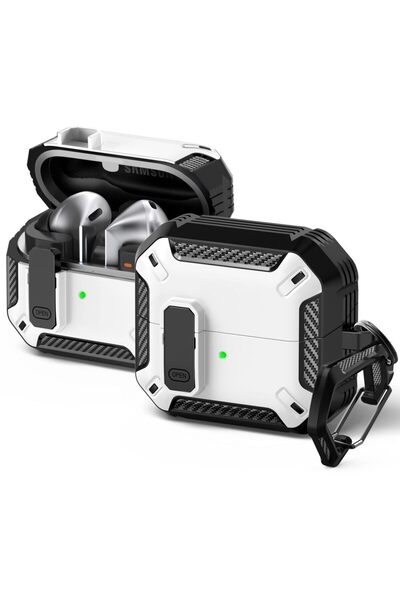 Choice حافظة سماعات أذن بيضاء لسماعات Buds 3 FE (2025) / Buds 3 Pro (2024) / ...