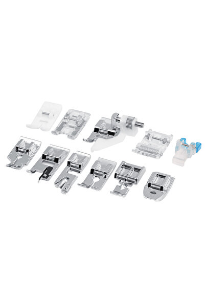 Choice silver 11pcs/set Household Sewing Machine Parts Quilting Zipper Walking Foot Presser Feet Kit For Br