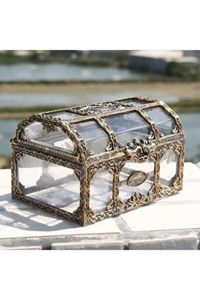Choice 1pcs Plastic Transparent Pirate Treasure Box Crystal Gem Jewelry Box S...