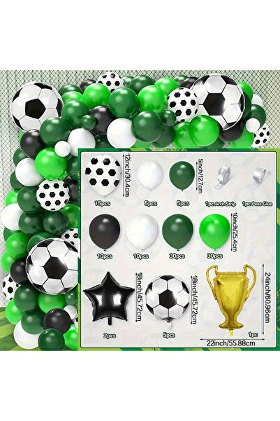 Choice مجموعة بالونات كرة قدم متعددة أخرى، 115 قطعة، مجموعة بالونات كرة قدم خ...